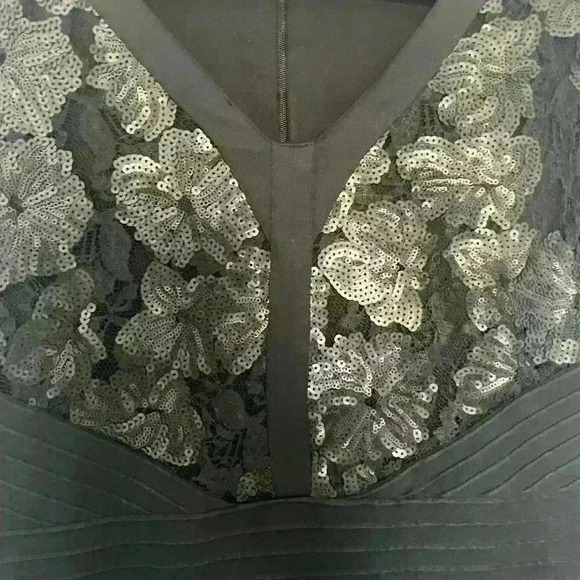 Cleo Black Sequin Sheath Dress size 2 - Picture 8 of 12